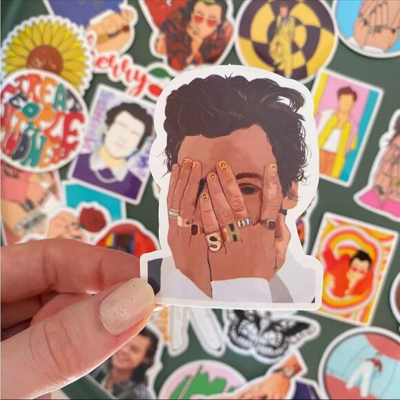 Harry Styles One Direction Stickers - Picture 1 of 8